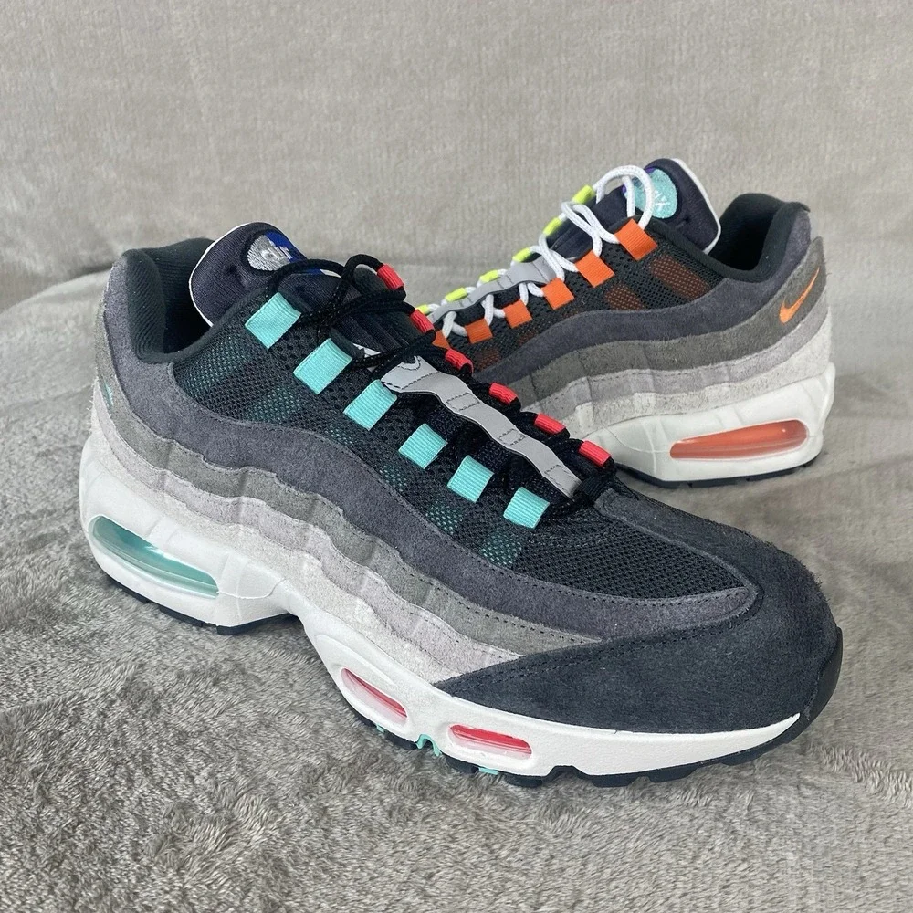 Nike Air Max 95 Big Bubble OG Greedy Men Shoes Size 11 Gray Suede IU2636-300 NEW